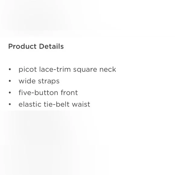 NWTS💓LINEN & LACE LADIES SIZE XL💓GAP OLDNAVY💓CRISP WHITE LACE BUTTON PEPLUM TOP - Picture 9 of 12